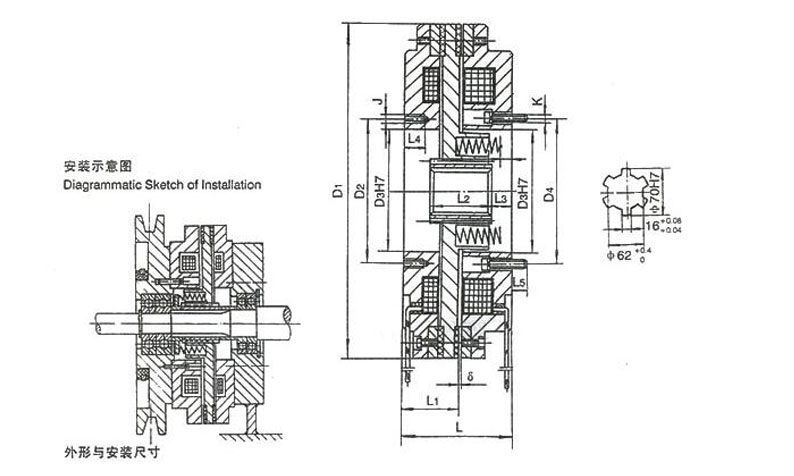 DLZ2电磁离合制动器